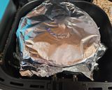 Foto del paso 4 de la receta: Pudin en freidora de aire