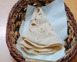 A picture of step 1 of Rumali Roti.