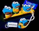 A picture of step 8 of Cookie Monster Cupcakes (Hidden Oreo/Cookie Cupcake).