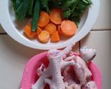Foto langkah ke 1 dari resep MPASI : bubur sup ceker kacang merah (6bln).