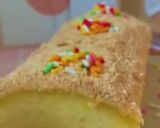 Foto langkah ke 6 dari resep Bolu Susu Topping Marie Regal (Anti Gagal - Takaran Sendok - Tanpa Mixer).