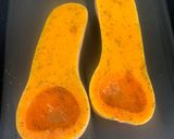 A picture of step 1 of Baked butternut and spicy mince.