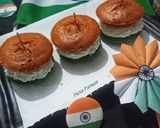 A picture of step 10 of Tiranga Idli Cake Sandwich.