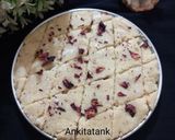 A picture of step 5 of Sitafal halva.