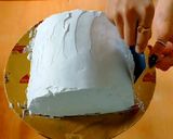 A picture of step 15 of Rainbow cake.