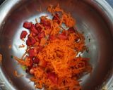 A picture of step 7 of Kala chaana tikki burger.