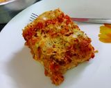 A picture of step 7 of Veg lasagna.
