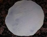 A picture of step 2 of Halwa puri    sehri special.