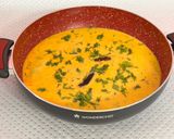 A picture of step 10 of Mango Kadhi-Summer Special.