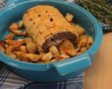 Foto del passaggio 4 della ricetta Polpettone in crosta,con patate al forno