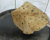 A picture of step 7 of Curry leaves Chapati.