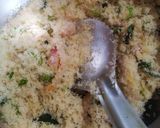 A picture of step 2 of Rava/sooji pakoda.