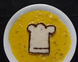 A picture of step 5 of Milk jelly in custard.