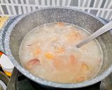 Hình bước làm 4 của món Cháo tôm mực khô