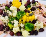 Hình bước làm 7 của món Salad 🥗 súp lơ trắng vàng & bông cải xanh🥦 và sốt yogurt - mustard vàng