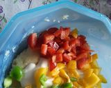 A picture of step 3 of Potato mix bell pepper crispy cheese balls.