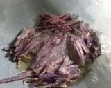 Foto langkah ke 2 dari resep Cakar ayam ubi ungu (goreng ubi).
