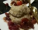 A picture of step 7 of Cherry Icecream With Cherry Sauce.