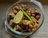 A picture of step 5 of Chicken Liver Fry.