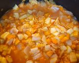 Foto langkah ke 4 dari resep Sup Minestrone super mudah hanya sayur dan garam.