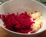 A picture of step 1 of Smoked Salmon with Beetroot Parsnip Rosti.