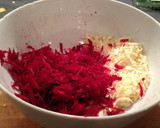 A picture of step 1 of Smoked Salmon with Beetroot Parsnip Rosti.
