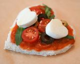 A picture of step 8 of Mini Heart Pizza 🍕.