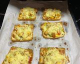 รูปขั้นตอนการทำที่ 4 ของ Pizza Toast