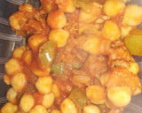 Foto del paso 6 de la receta: Garbanzos con pisto y picadillo