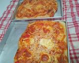 Foto langkah ke 8 dari resep Pizza tanpa ulen/no knead mudah lezat, gak pkai ribet.😊.