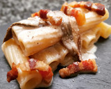 Foto del paso 9 de la receta: Tortiglioni con panceta ibérica en salsa de ceps