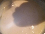Bechamel queso y sepia😍