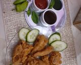 A picture of step 5 of Spicy Chicken wings pakora.