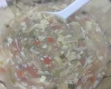 A picture of step 8 of Hot and Sour Soup.