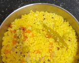 A picture of step 5 of Proso Millet Pongal.