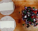 A picture of step 2 of Chicken Salami Rolls.