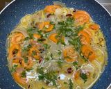 A picture of step 4 of Spiced Vegetables with Coconut on Rice.