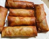 A picture of step 10 of Veg spring rolls.