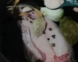 A picture of step 1 of Beef Tongue for Tacos in Slow Cooker.