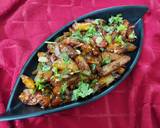 Peanut Garlic Chilli Potato recipe step 3 photo