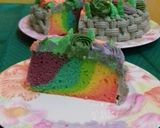 Foto langkah ke 9 dari resep Rainbow Cake (Base Cake Ultah).
