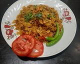 A picture of step 6 of Spicy Roti Upma.