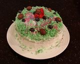 A picture of step 31 of Vanilla Layer Cake with Whipped White Chocolate Filling and Fros.