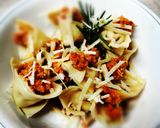 Foto del paso 5 de la receta: Cappellacci de pollo con Pesto de Tomate