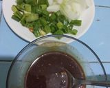 Foto langkah ke 2 dari resep Tumis Daging 3 Saos.