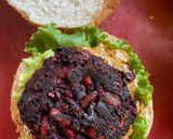 A picture of step 6 of Amaranth Burger.