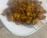 A picture of step 5 of Chicken tandoori wrap.