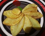 A picture of step 10 of Pan fried turmeric and garam potatoes#RamathanContest.