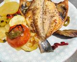 Foto del paso 6 de la receta Doradas al horno con patatas y verduras