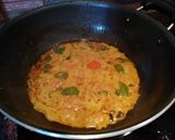 A picture of step 7 of Mushroom Biryani.